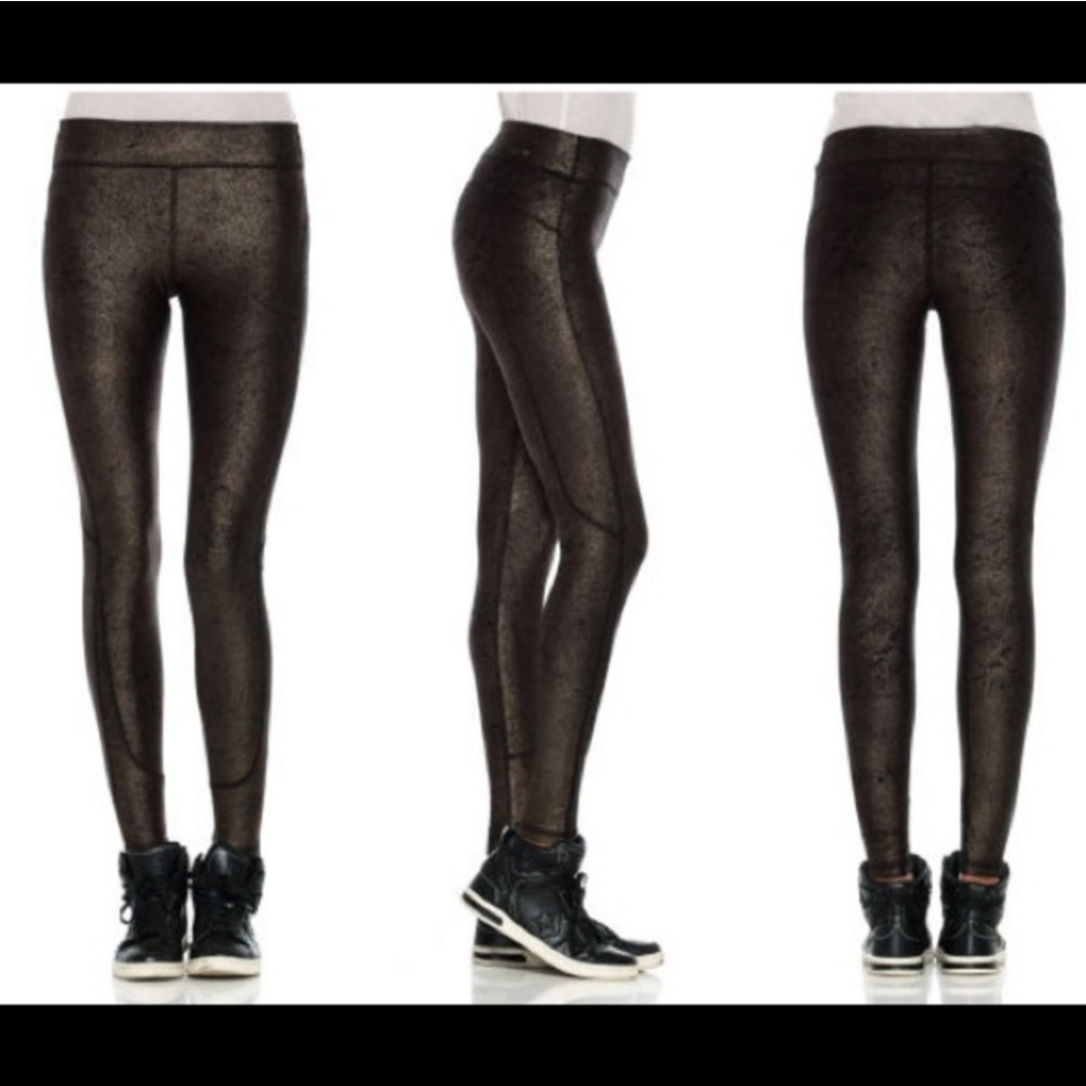 Joe's Jeans off duty legging Metallic Foil